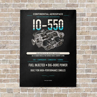 Thumbnail for IO-550 vertical canvas print - no frame - black background