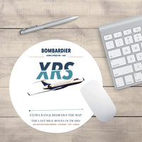 Thumbnail for Bombardier Global Express XRS design on white round mouse pad