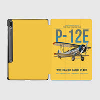 Thumbnail for Boeing P-12E design on yellow samsung tablet tablet case