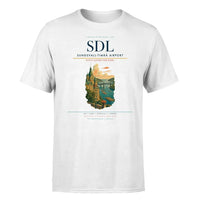 Thumbnail for Sundsvall-Timrå Airport (SDL) T-Shirt single-side front print in White | sundsvall-timrå-airport-sdl-double-side-t-shirt