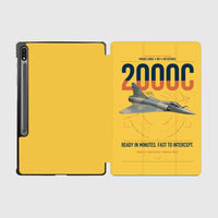 Thumbnail for Dassault Mirage 2000C RDI design on yellow samsung tablet tablet case