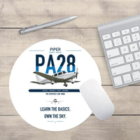 Thumbnail for Piper PA-28-181 Archer LX design on white round mouse pad