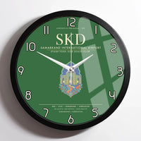 Thumbnail for Samarkand International Airport SKD Wall-Clock Framed - Green
