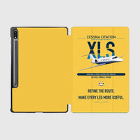Thumbnail for Cessna Citation XLS design on yellow samsung tablet tablet case