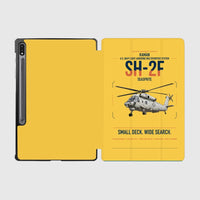 Thumbnail for Kaman SH-2F Seasprite design on yellow samsung tablet tablet case