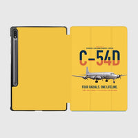 Thumbnail for C-54D Skymaster design on yellow samsung tablet tablet case