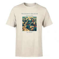 Thumbnail for VINTAGE G4255 - The Holiday Mail Rush - Premium T-Shirt design on beige premium t shirt
