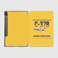 Thumbnail for C-37B Global Command Link design on yellow samsung tablet tablet case