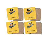 Thumbnail for SEPECAT Jaguar GR1 design on yellow 4 pieces set coaster