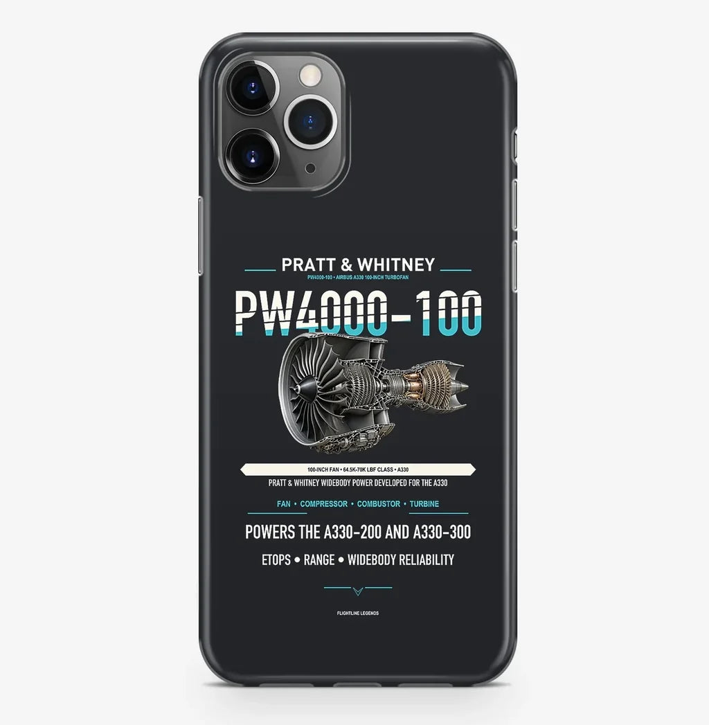 PW4000-100 Case ProMax design on black iphone case promax