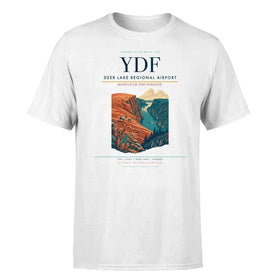 Single-Side Printing — Deer Lake Regional Airport (YDF) Double-Side T-Shirt