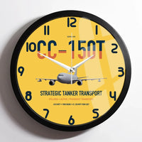 Thumbnail for Airbus CC-150T Polaris design on yellow framed wall clock