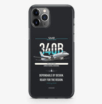 Thumbnail for Saab 340B Case ProMax design on black iphone case promax