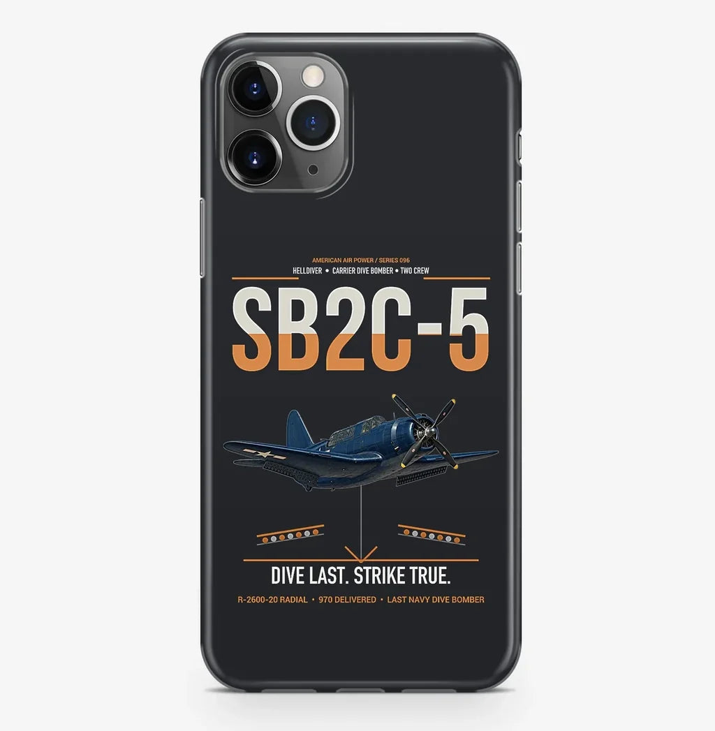 SB2C-5 Helldiver design on black magsafe iphone case, for iPhone Pro Max