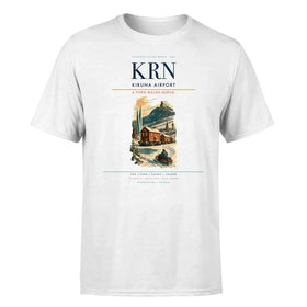 Single-Side Printing — Kiruna Airport (KRN) Double-Side T-Shirt