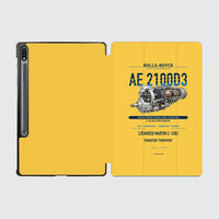 Thumbnail for AE 2100D3 design on yellow samsung tablet tablet case