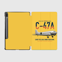 Thumbnail for C-47A Skytrain design on yellow samsung tablet tablet case