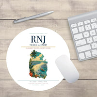 Thumbnail for Yoron Airport (RNJ) design on white round mouse pad