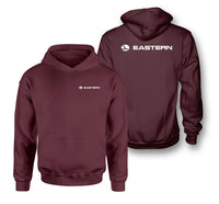 Thumbnail for Eastern Air Lines Airlines logo on dark red double side hoodie