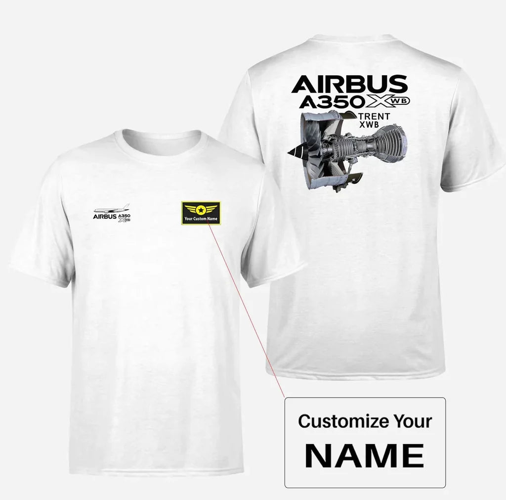 Customisable Airbus A350 T-Shirt - view 3