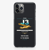 Thumbnail for Piper J-3 Cub design on black magsafe iphone case, for iPhone Pro Max