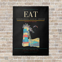 Thumbnail for Pangborn Memorial Airport EAT — Wenatchee vertical canvas print - no frame - black background