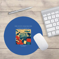 Thumbnail for VINTAGE G4481 - The County Nurse Rounds - Designed Mouse Pads design on blue round