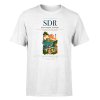 Thumbnail for Santander Airport (SDR) T-Shirt single-side front print in White | santander-airport-sdr-double-side-t-shirt
