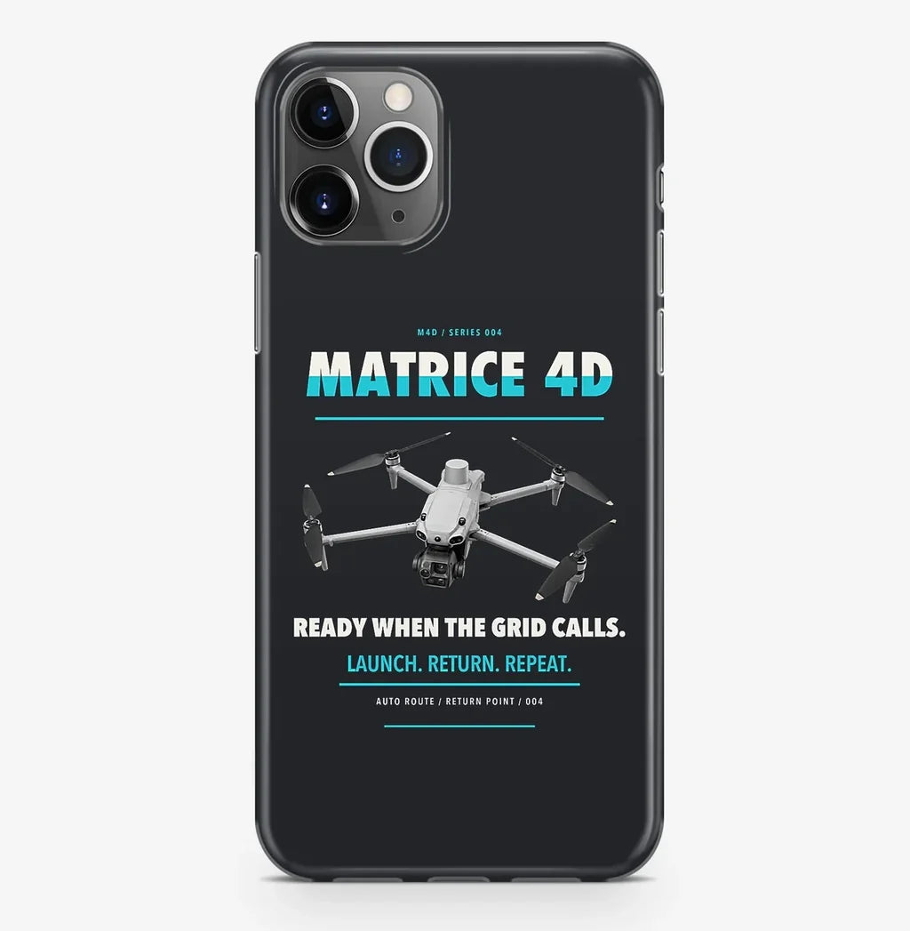 DJI Matrice 4D Case ProMax design on black iphone case promax
