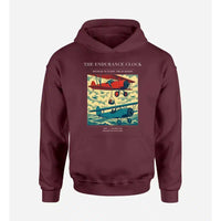 Thumbnail for VINTAGE G4203 - The Endurance Clock - Premium Hoodie design on darkred premium