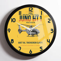 Thumbnail for Airbus H135 Juno HT1 design on yellow framed wall clock