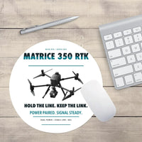 Thumbnail for DJI Matrice 350 RTK design on white round mouse pad