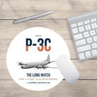 Thumbnail for P-3C Orion design on white round mouse pad