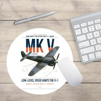 Thumbnail for Hawker Tempest Mk V design on white round mouse pad