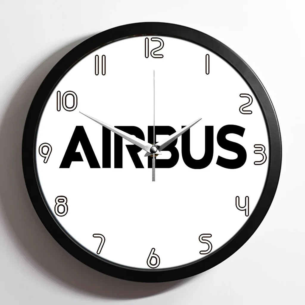 Airbus & Text Wall Clock - view 9