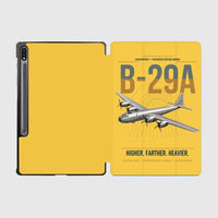 Thumbnail for B-29A Superfortress design on yellow samsung tablet tablet case