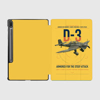 Thumbnail for Junkers Ju 87D-3 design on yellow samsung tablet tablet case