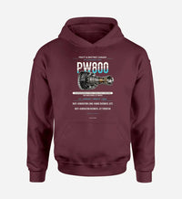 Thumbnail for PW800 design on dark red hoodie single side