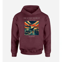 Thumbnail for VINTAGE G4277 - The Sunset Moor-Up - Premium Hoodie design on darkred premium