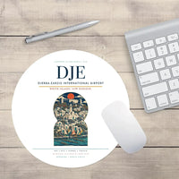 Thumbnail for Djerba-Zarzis International Airport (DJE) design on white round mouse pad