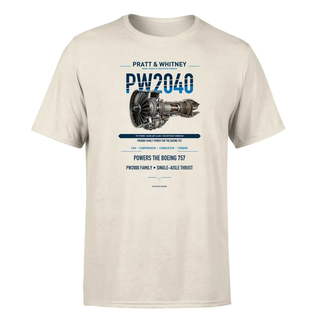 PW2040 design on beige single side
