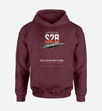Thumbnail for Blackburn Buccaneer S2B design on dark red double-side hoodie, single-side print
