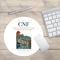 Thumbnail for Tancredo Neves International Airport (CNF) design on white round mouse pad