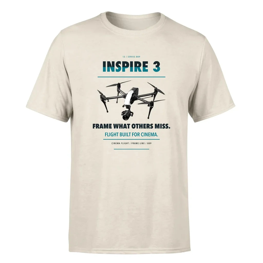 DJI Inspire 3 design on beige single side