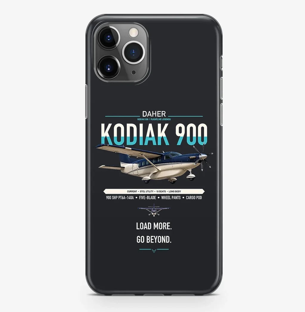 Daher Kodiak 900 design on black magsafe iphone case, for iPhone Pro Max
