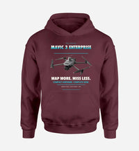 Thumbnail for DJI Mavic 3 Enterprise design on dark red hoodie single side