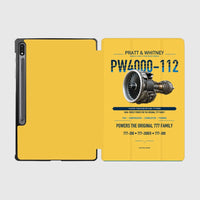 Thumbnail for PW4000-112 design on yellow samsung tablet tablet case