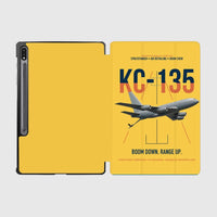 Thumbnail for KC-135 STRATOTANKER design on yellow samsung tablet tablet case