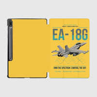 Thumbnail for EA-18G Growler design on yellow samsung tablet tablet case