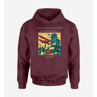 Thumbnail for VINTAGE G4451 - The Grain Elevator Waypoint - Premium Hoodie design on darkred premium